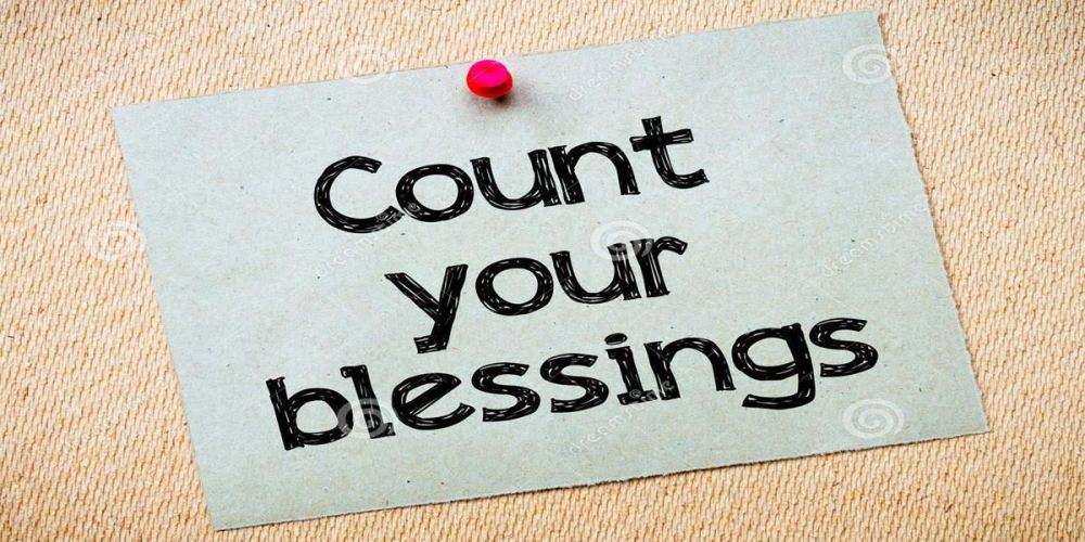 count your blessing